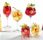 Wilmax Bierglas 420 ml 6er-Set Transparent aus Wilmax Crystalline-Serie