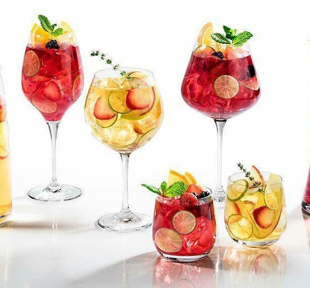 Wilmax Bierglas 420 ml 6er-Set Transparent aus Wilmax Crystalline-Serie