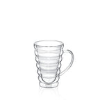 Wilmax Doppelwandiger Thermoglas Becher 300 ml Transparent WL-888424/A