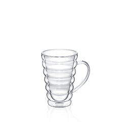 Wilmax Doppelwandiger Thermoglas-Becher, 300 ml, WL-888424/A