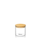 Wilmax Vorratsglas 600 ml mit Bambusdeckel 3er Set WL-888502/A3