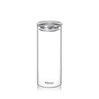 Wilmax Vorratsglas 1600 ml mit Edelstahldeckel Transparent