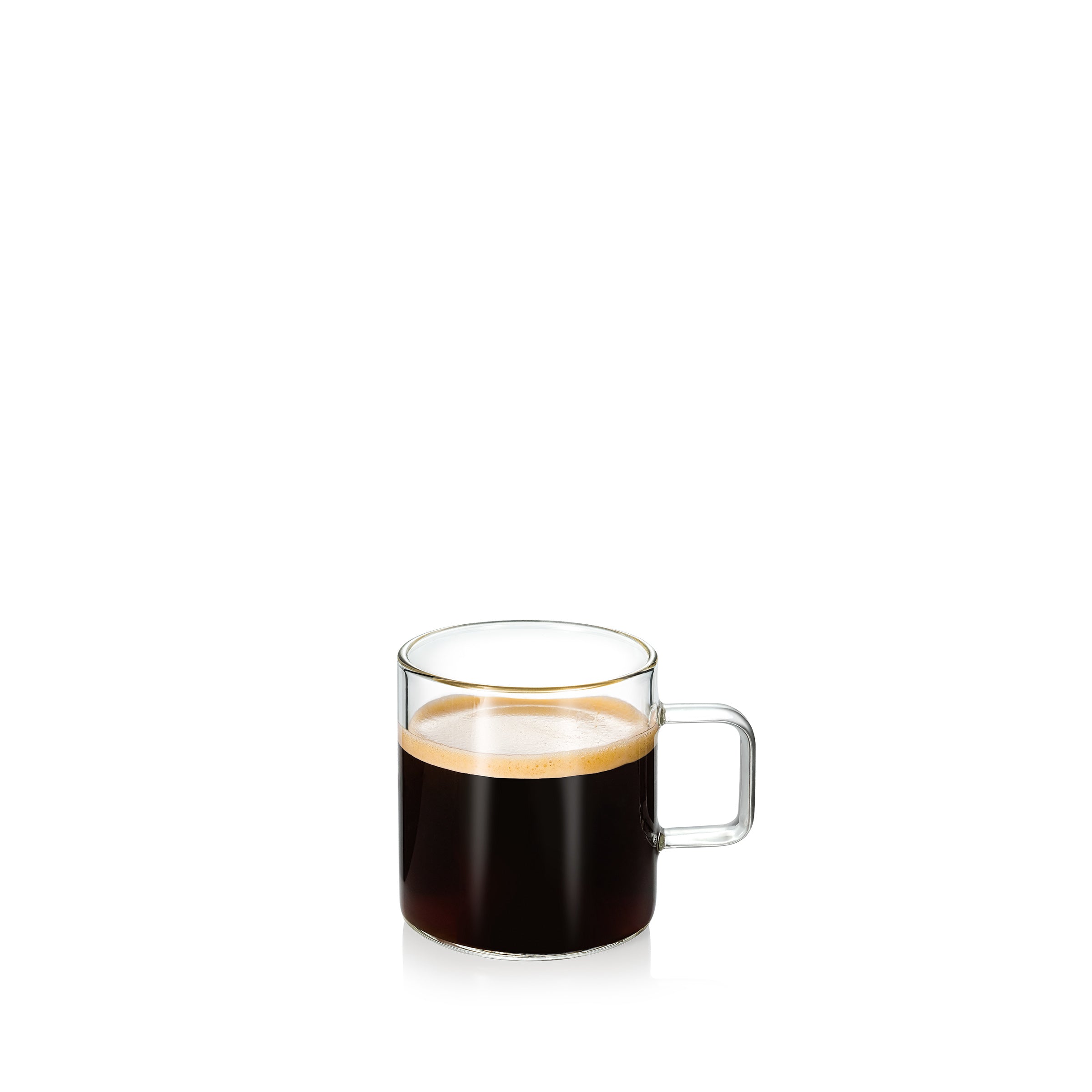 Wilmax Glastasse 100 ml aus Borosilikatglas mit Griff hitzebeständig WL-888602/A