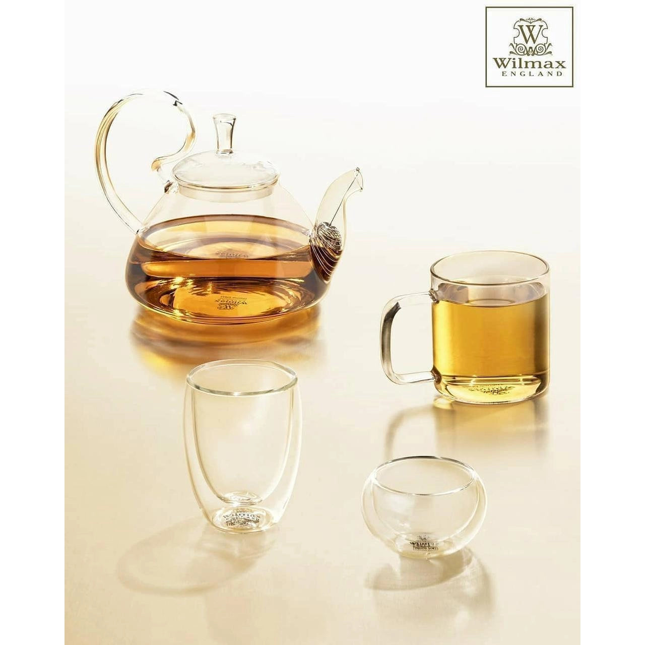 Wilmax Becher Set 6-teilig 250 ml, Borosilikatglas WL-888605/A6