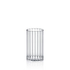 Wilmax Geriffeltes Glas 250 ml Borosilikatglas Transparent WL-888624/A