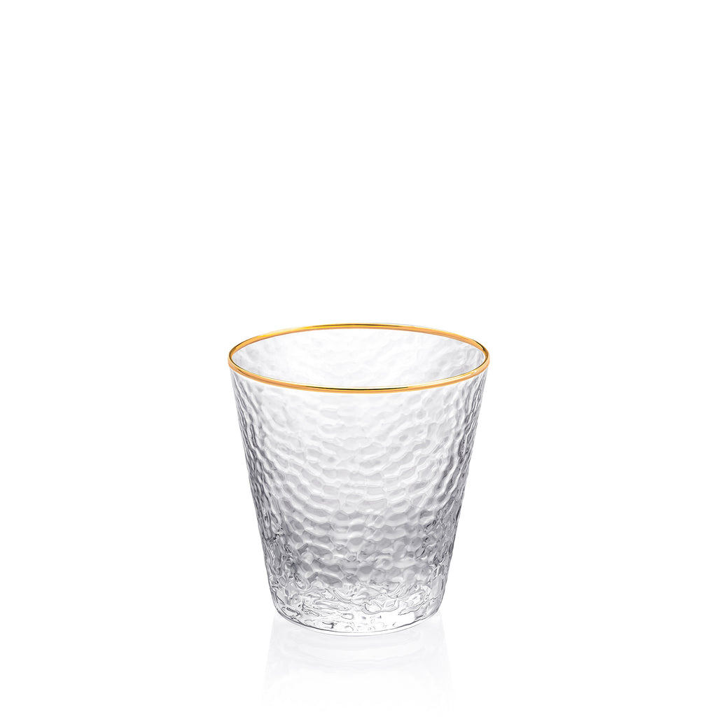Wilmax Gold Rim Glas 300 ml Borosilikatglas Transparent WL-888632/A
