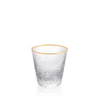 Wilmax Gold Rim Glas 300 ml Borosilikatglas Transparent WL-888632/A