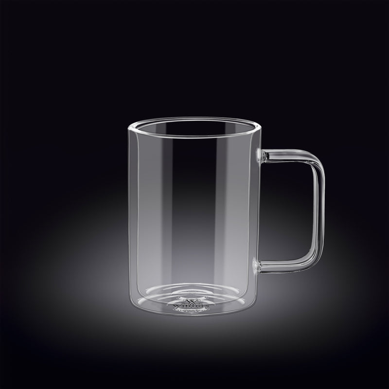 Wilmax Doppelwandiger Becher 400 ml Transparent WL-888720/A
