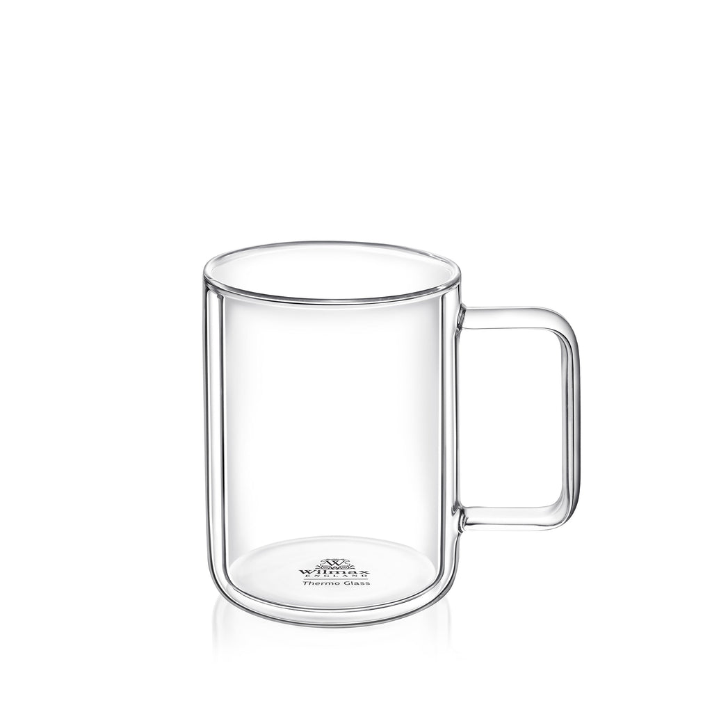 Wilmax Doppelwandiger Becher 400 ml Transparent aus Glas