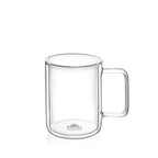 Wilmax Doppelwandiger Becher 400 ml Transparent aus Glas
