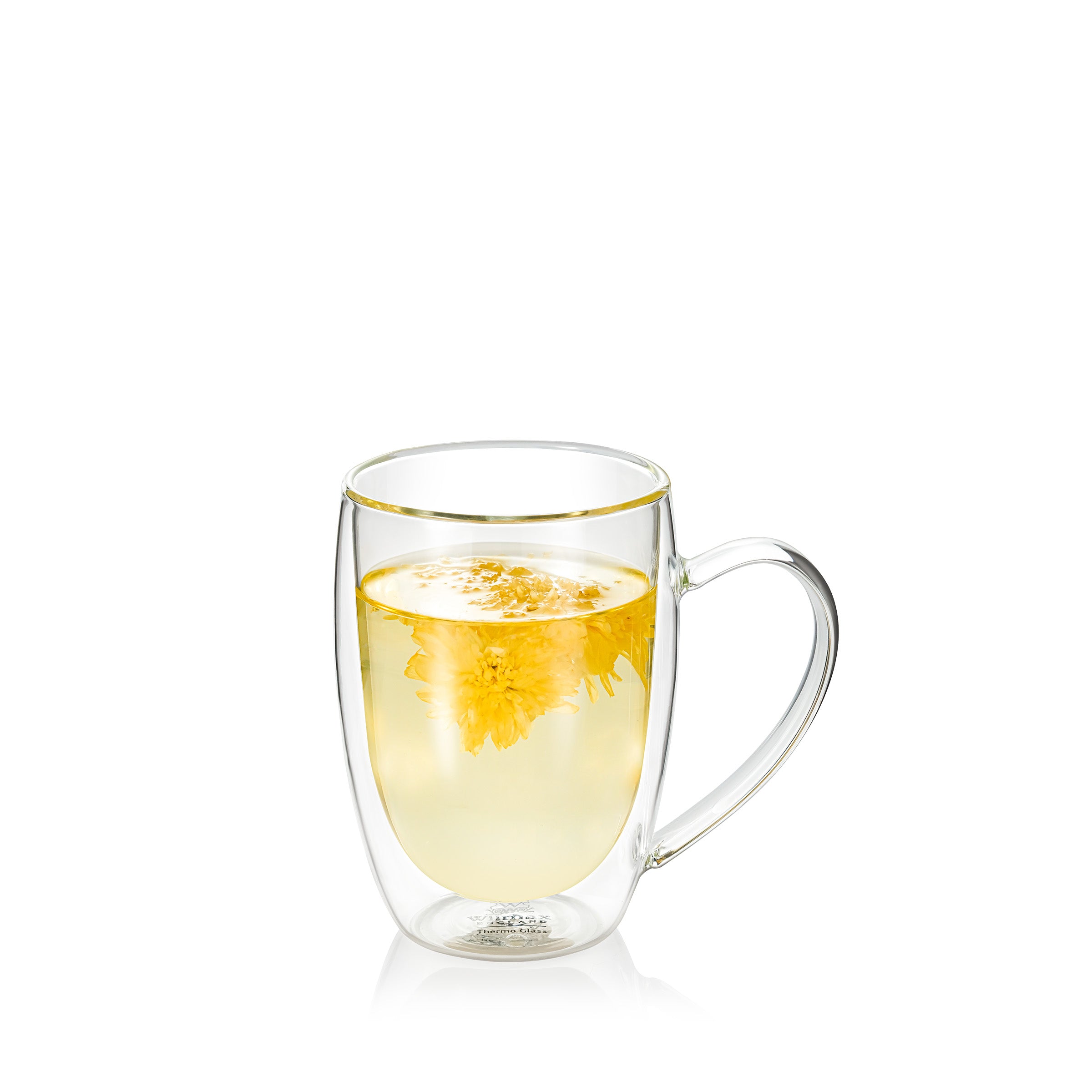 Wilmax Doppelwandiger Glasbecher 300 ml Borosilikatglas 2er Set WL-888740/A2