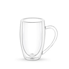 Wilmax Doppelwandige Glasbecher 500 ml und 400 ml 4er Set WL-888742/A2+WL-888741/A2