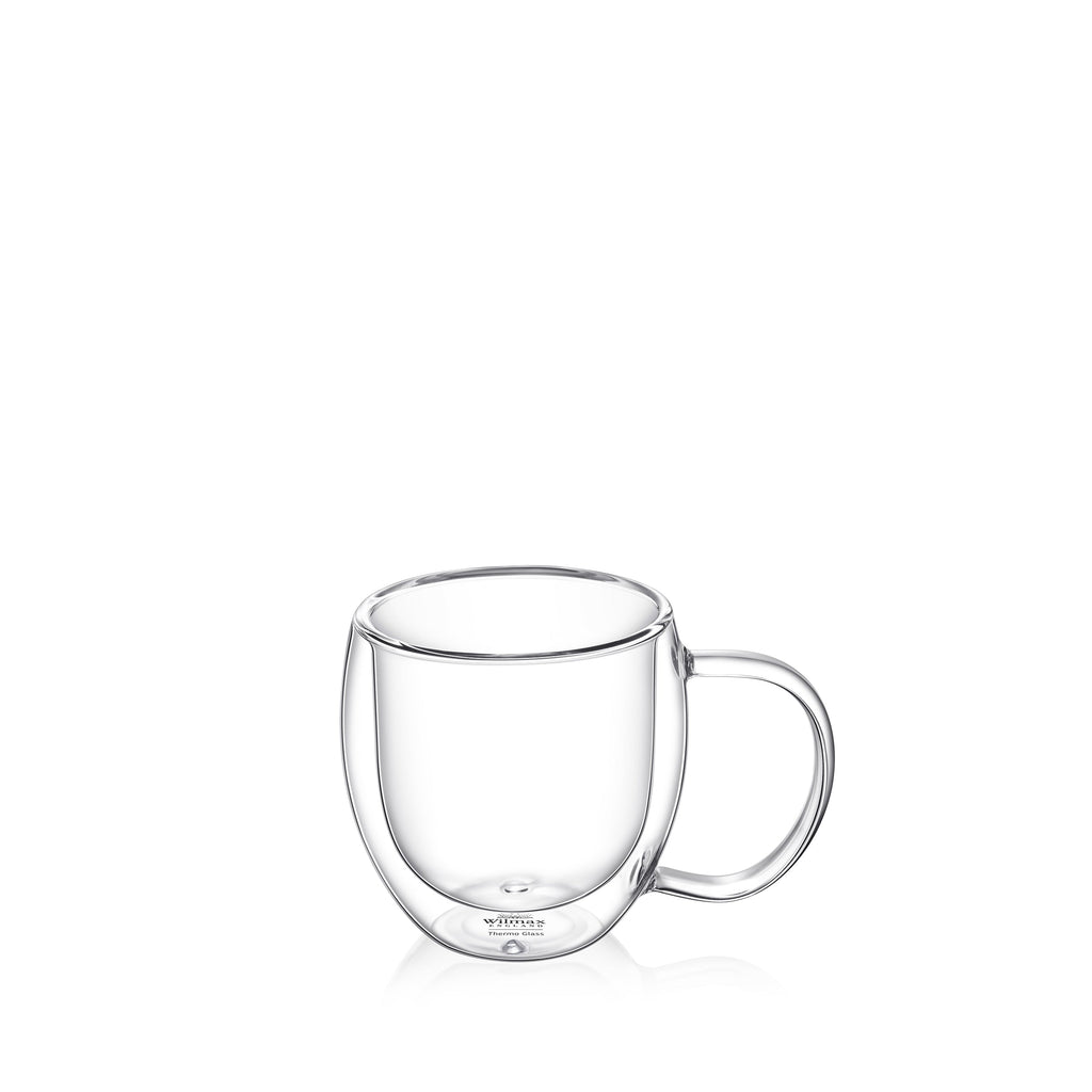 Wilmax Doppelwandige Tasse 200 ml Transparent aus Glas