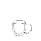 Wilmax Doppelwandiger Glasbecher 250 ml Transparent WL-888746/A