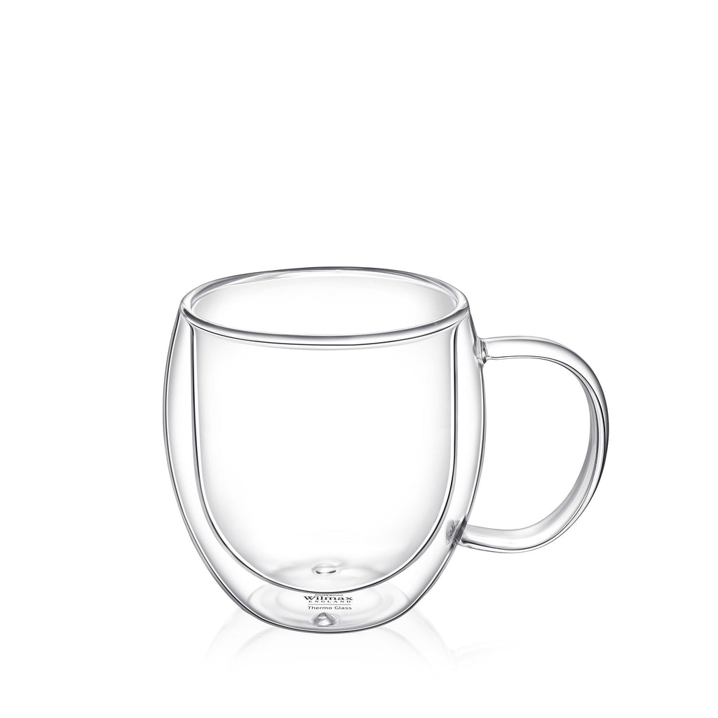 Wilmax Doppelwandige Tasse 500 ml Transparent aus Glas