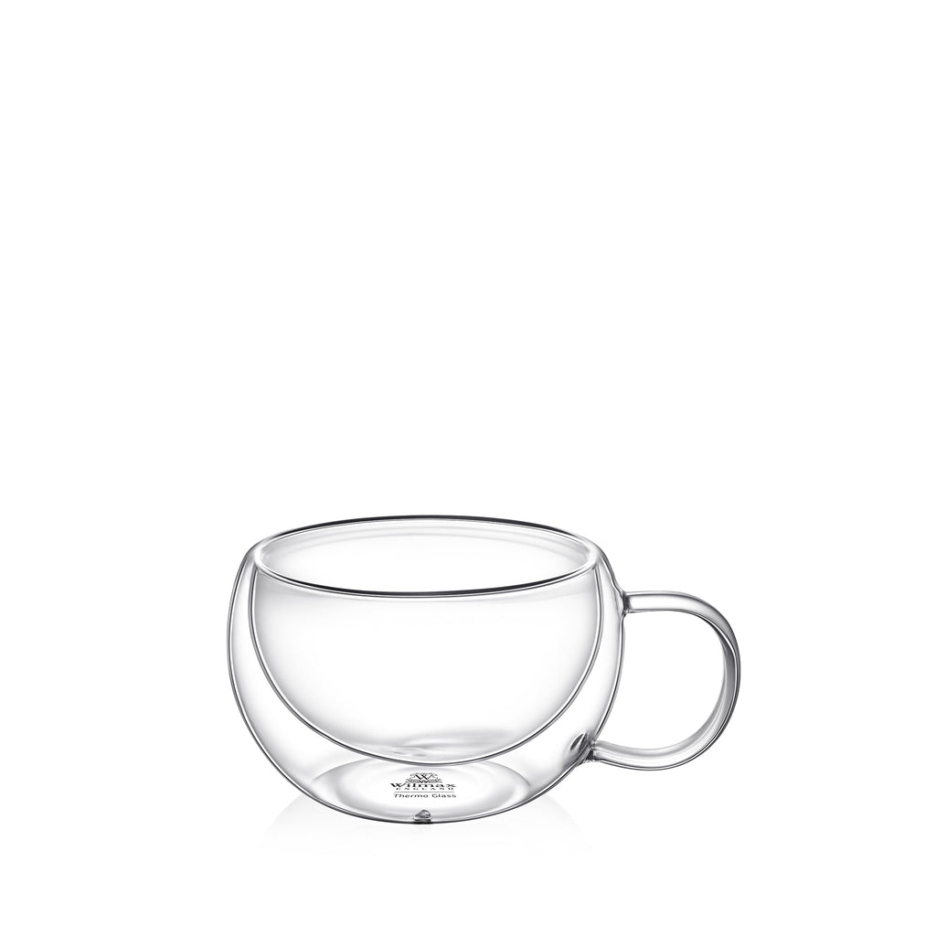Wilmax Doppelwandige Glastasse 250 ml Transparent
