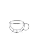 Wilmax Doppelwandige Glastasse 250 ml Transparent