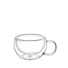Wilmax Doppelwandiger Thermoglas-Becher, 400 ml, WL-888770/A