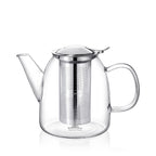Wilmax Teekanne 1450 ml Thermoglas Edelstahlfilter WL-888809/A