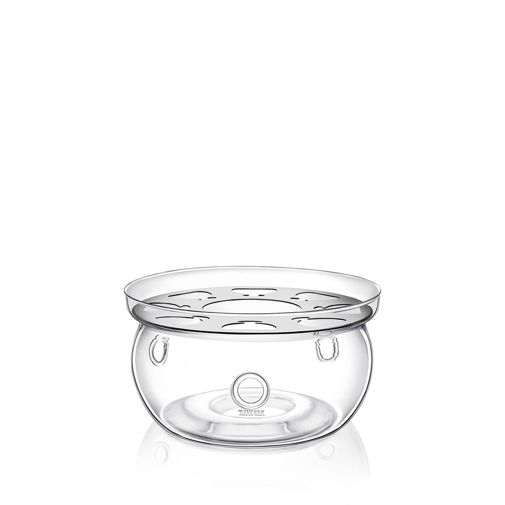 Wilmax Servis Set 10-teilig aus Borosilikatglas, Bambus & Porzellan