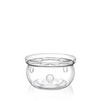 Wilmax Servis Set 10-teilig aus Borosilikatglas, Bambus & Porzellan