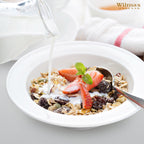 Wilmax Tiefer Teller 23 cm 395 ml Weiß aus Porzellan