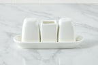 Wilmax Salz- und Pfefferstreuer Set mit Zahnstocherhalter WL-996005/SP